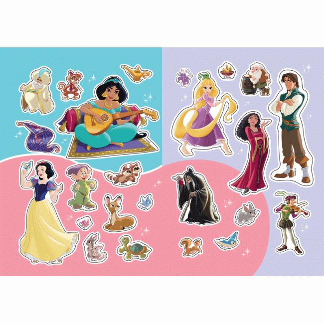 Disney Princess FUN STICKER สติ๊กเกอร์แสนสนุก The Perfect Story